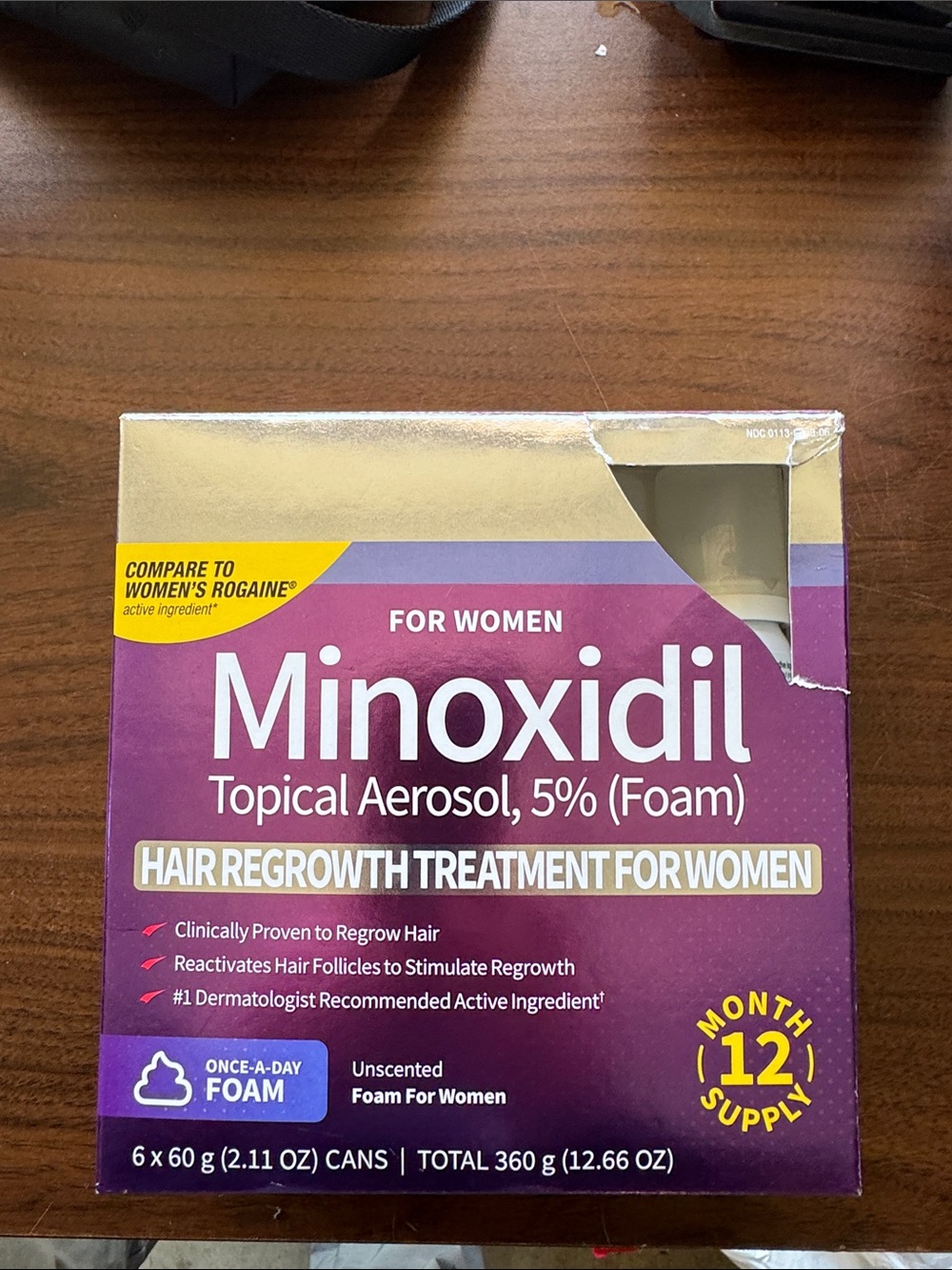Minoxidil Topical Aerosol 5% Foam for Women